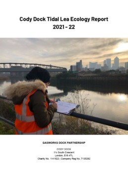 Cody Dock Tidal Lea Ecology Report 2021 - 22-1 (Cover)