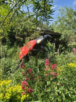 Ladybird sculpture created for The Wild Escape
